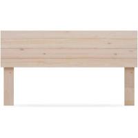 Gabo de Madera Rústico Vintage para Cama (145 x 44 cms.) Estilo Nórdico Crudo sin Pintar - details 62