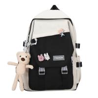 Mochila Grande De Estilo INS Impermeable Y Multifuncional En Nylon Para Escuela Y Viajes Mochila De Escuela Mochila Simple Para Hombres Y Mujeres - details 3