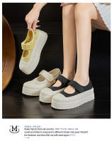 Nuevos zapatos blancos transpirables de suela gruesa que aumentan los zapatos de muffin zapatos casuales de moda zapatos versátiles de las mujeres - details 14