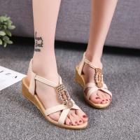 Sandalias de tacón de cuña a la moda de verano para mujer - details 4