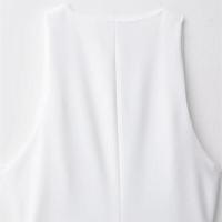 Vestido Acampado con Cuello en V Manga sin Abrigo, Falda Corta, Moda de Verano, Ropa de Mujer Casual - details 7