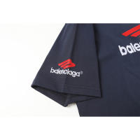 Nueva colección de verano con logotipo impreso frontal, camiseta deportiva de algodón puro con cuello redondo para hombre, camisa informal de estilo básico para pareja - details 4