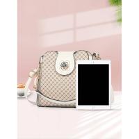 Bolso cruzado de mano para mujer Leten Diseño de cubo grande con estampado Paisley - details 6