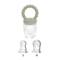 Chupete para bebé, alimentador de frutas, bolsa de malla de silicona para bebé, chupete, alimentador de frutas y verduras de calidad alimentaria, juguetes para la dentición de niños pequeños - details 8