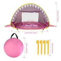 Carpa de playa para bebés con protección UV, refugio solar con piscina, carpa de playa emergente portátil para bebés y niños, protección UV para piscina. - details 7
