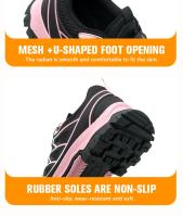 Zapatos de seguridad con botón giratorio para mujer, zapatillas de trabajo con punta de acero, zapatos indestructibles, botas de trabajo a prueba de pinchazos, zapatillas con cojín para mujer - details 15