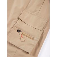 Pantalón corto holgado recargable para hombre con múltiples bolsillos deportivos, de estilo casual en verano. un par de pantalones para correr, - details 11