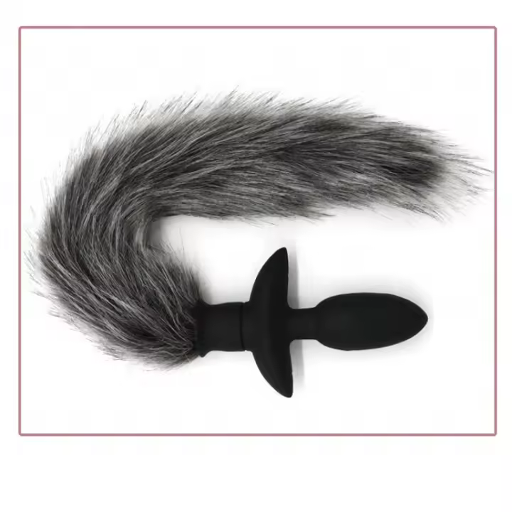 Enchufe de Cola de Zorro Juguete de Autoestimulación para Exterior Masajes de Silla de Masaje - 1