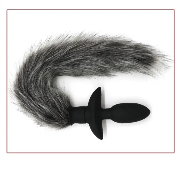 Enchufe de Cola de Zorro Juguete de Autoestimulación para Exterior Masajes de Silla de Masaje - 1
