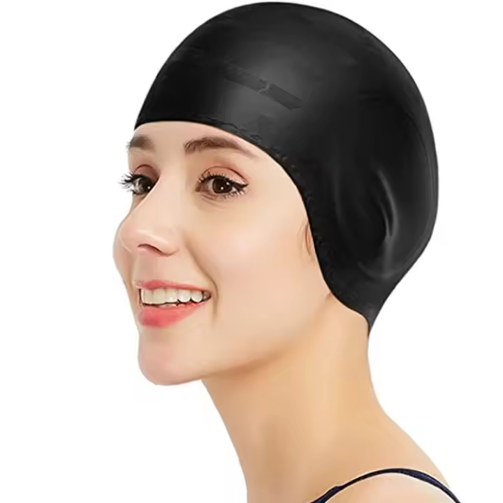 Gorro de Natación Impermeable Protección de Orejas de Alta Elasticidad Gorra de Buceo de Silicona Grande para una Mayor Comodidad Y Durabilidad - 1