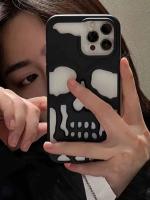 Funda de Teléfono con Diseño de Calavera Mate Disipación de Calor Hueco - details 4