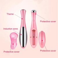 Masajeador de Ojos Eléctrico Vibración, Anti-envejecimiento, Eliminación de Ojeras, Cuidado de Ojos de Belleza Equipo de Belleza Rosa y Blanco - details 8