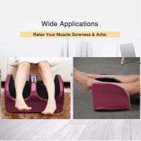 Masajeador eléctrico Shiatsu para pies, máquina vibradora para aliviar el dolor de pantorrilla, la fatiga muscular, el tejido profundo, relajante y calentado - details 2