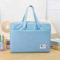 Bolsa de almacenamiento de documentos de gran capacidad, organizador de archivos A4 de tela Oxford de doble capa con asa, bolsa de almacenamiento de libros impermeable - details 9