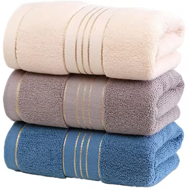 Juego de Toallas de Algodón Suaves Altamente Absorbentes, Secado Rápido - 1
