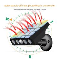 Luz LED Solar impermeable IP65, 3 modos, lámpara de calle con Sensor de movimiento montado en la pared, ahorro de energía, fácil de instalar, lámpara Solar de pared - details 8