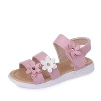 Sandalias Florales de 3 Flores para Niñas Zapatos de Princesa para Vestido de Fiesta de Boda, Novedad de Verano 2024 - details 1