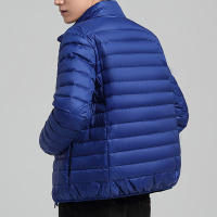 Chaqueta ligera de plumón de pato para hombre, abrigo informal de marca a la moda, relleno de plumón de pato blanco, invierno, 2024, nuevo, 90% - details 6