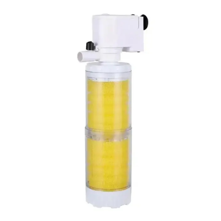 Tanque de peces de acuario con filtro incorporado, filtro de ciclo tres en uno, aireación libre, cambio de agua, bomba de ciclo integrada, Colector de heces, 220V - 1