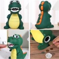 Hucha infantil de dinosaurio Regalo de Navidad/Cumpleaños de plástico indestructible, gran capacidad, adorno, grande, vinilo a prueba de caídas, regalo para niños - details 4