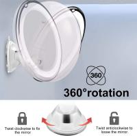 Espejo de Cosméticos Iluminado de 10x Rotación de 360 Grados con Cierre Fuerte - details 3