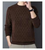 Suéter informal para hombre, Jersey de punto grueso, suéter de moda para hombre, Top cálido de otoño e invierno 4XL - details 18