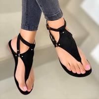 Sandalias planas informales para mujer, chanclas básicas de playa, zapatos de gladiador a la moda, gran oferta, verano, 2023 - details 3