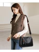 Bolso De Hombro Para Mujer De Cuero Genuino De Alta Calidad Lujo Suave Cuero De Vaca Bolso De Tote Moda 2024 Bolsos Cruzados Y De Hombro Para Damas - details 6