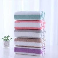 Conjunto de Toalla de Secado Rápido Microfibra Suave Diseño a Rayas Absorbente - details 12