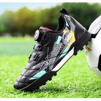 Zapatos de fútbol con tacos de marca para niños, botas de fútbol cómodas, zapatillas de fútbol sala juveniles para niños y niñas, zapatos de entrenamiento atléticos - details 22