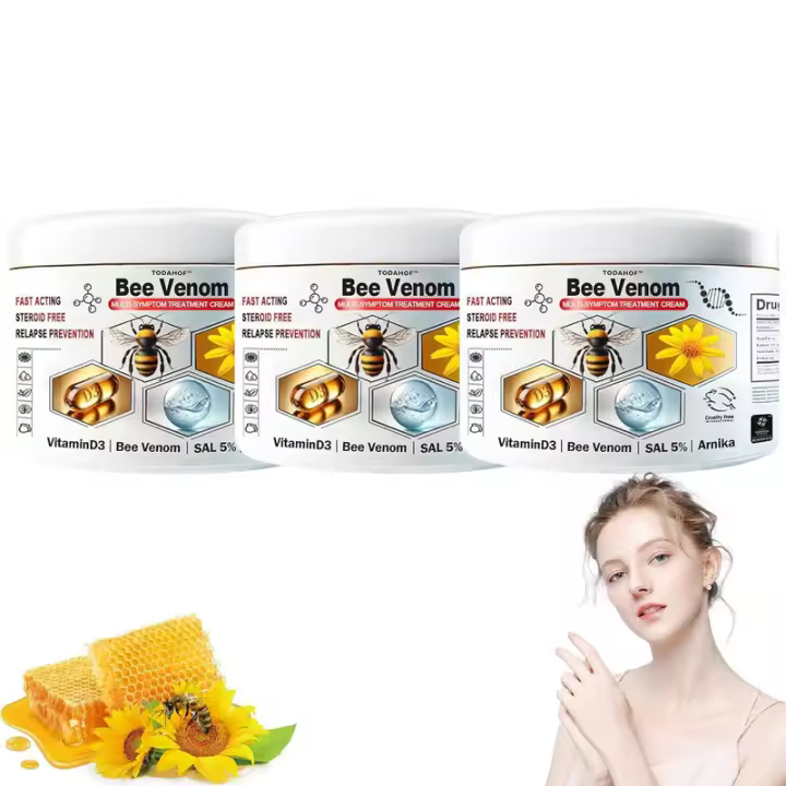 Crema TODAHOF, crema profesional para eliminar y reparar veneno de abeja, crema eficaz para el tratamiento de la piel todo en uno, suero natural - 1