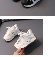 Zapatillas de deporte de cuero para niños, zapatillas antideslizantes de suela blanda para niños - details 10