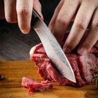 Cuchillo De Carne Mongol Hecho a Mano Forjado Acero Inoxidable Cuchillo De Carne De Oveja Cuchillo De Fruta Boning Cuchillo De Cocina Cuchillo De Carne Para BBQ - details 1