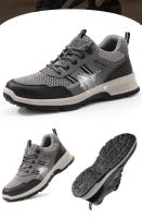 Zapatos de trabajo ligeros para hombre, zapatillas de seguridad cómodas, ANTIPERFORACIONES, protección de verano - details 8