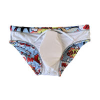 Jessborn-Calzoncillos de baño con estampado explosivo para hombre, pantalones cortos deportivos de surf, a la moda, sexys, ajustados, para playa, primavera caliente - details 6