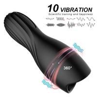 Embalaje privado Sexy Copa de avión vibratoria eléctrica entrenador de eyaculación retardada juguetes sexuales productos para adultos adecuados para la masturbación masculina - details 6