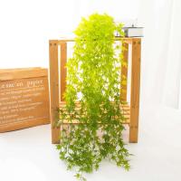 Corona de hiedra de hoja de arce falsa, enredaderas verdes, Foley, cuerda de vid de plástico para el hogar, decoración de pared, plantas artificiales, 100cm - details 4