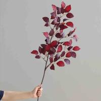Rama de haya larga Artificial de 98cm, flor de lujo, hoja de haya de seda de imitación, plantas verdes realistas, hojas para suelo interior - details 2