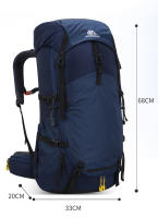Mochila de escalada para acampar con cubierta para lluvia, gran capacidad, deportes al aire libre, senderismo, montañismo, paquete de hidratación - details 0