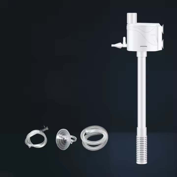 Filtro sumergible silencioso para acuario, bomba de oxigenación con ventosa montada en la pared, circulación de agua de plástico, bomba de agua integrada - 1