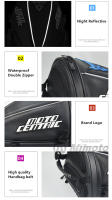 MOTOCENTRIC-Bolsa de asiento trasero para motocicleta, bolsa trasera de gran capacidad para montar en Motocross, impermeable, reflectante nocturno - details 6