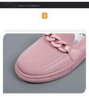 Mocasines de verano para mujer, transpirables y cómodos, con malla de punto volador, informales - details 1
