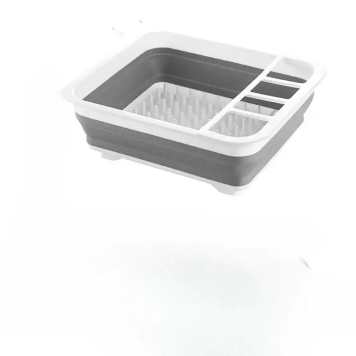 Estante Plegable para Platos Organizador de Cocina Portátil Secador de Vajilla Colchón de Mesa - 1
