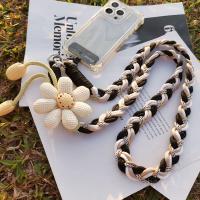 Correa de Teléfono Lanyard para Mujeres Estilo LargoinsCuerda trenzada hecha a mano de flor de viento, duradera, anti-pérdida para exteriores - details 10