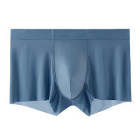 one-pack of men's sexy briefs, ultra-thin, breathable, boxer briefs, modal seamless comfort boxer briefs, cool solid color stretch mid-waist briefs - details 1