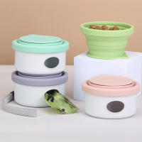 Caja de Alimentos Portátil para Perros Cuerda Plegable para Salir a Caminar con la Taza - details 8