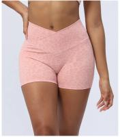 Shorts Deportivos de Cintura Alta para Yoga y Estiramiento Material de Nylon Hechos en China - details 8