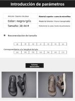 ⭐ 🔥 ⭐ Sandalias de hombre 2025 verano nuevo antideslizante casual fresco zapatillas exterior doble propósito transpirable moda tendencia zapatos de playa - details 0