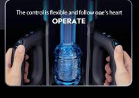 Empaquetado privado Sexy THRUSTING-PRO Masturbador masculino de alta velocidad con empuje automático, copa de masturbación vaginal telescópica, juguete sexual para hombres - details 13