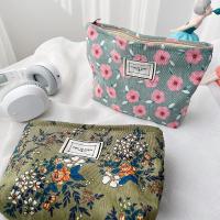 Bolsa de Maquillaje Floral Retro de Gran Capacidad Organizador de Cuidado de la Piel Portátil - details 17